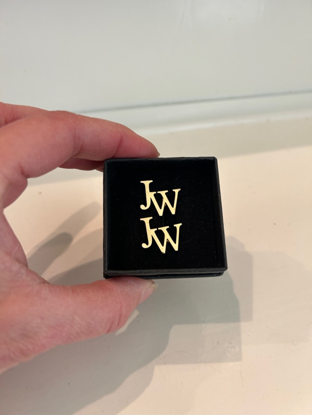 Gold Initial Cufflinks- Gold Monogram